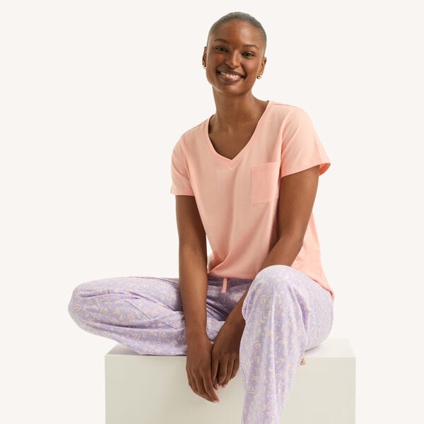 Printed Pajama Pant Set