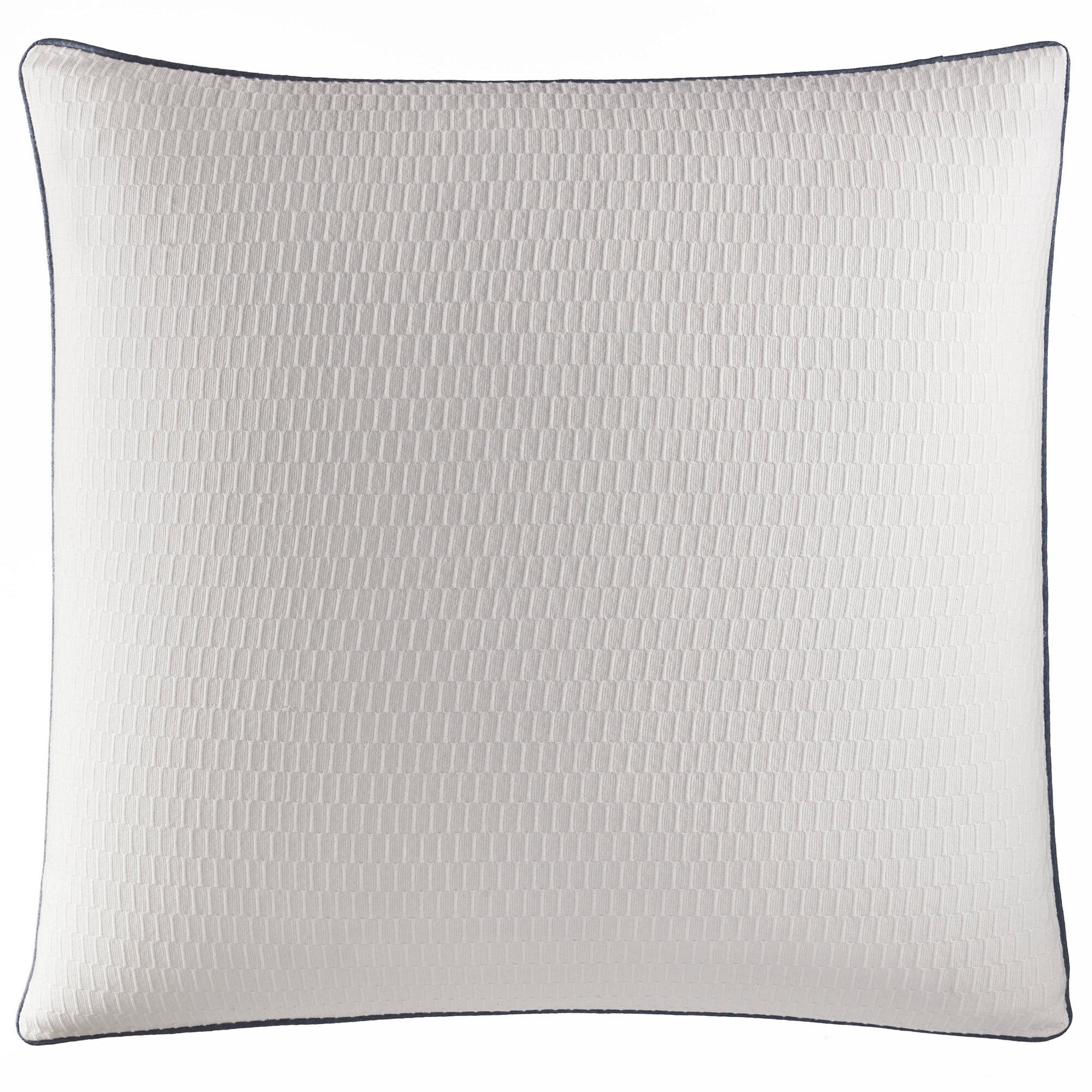 Trawler Matelasse Euro Sham ,White Cap,large