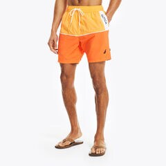 6" COLORBLOCK QUICK-DRY SWIM,Orange,large