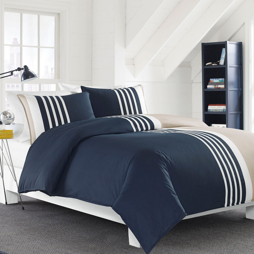 Aport Comforter Set,Navy,large