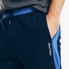 SIDE-STRIPE COLORBLOCK JOGGER,Navy,large