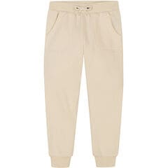 Girls' Fleece Pork Chop Jogger (7-16),Raw Umber,large