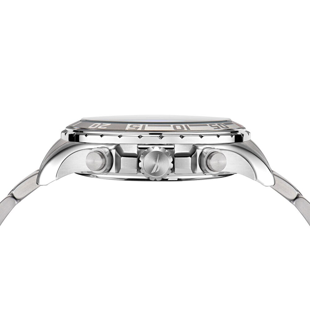 STAINLESS STEEL CHRONOGRAPH WATCH,Multi,large