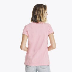 SUSTAINABLY CRAFTED SAILING GRAPHIC T-SHIRT,Camellia Rose,large