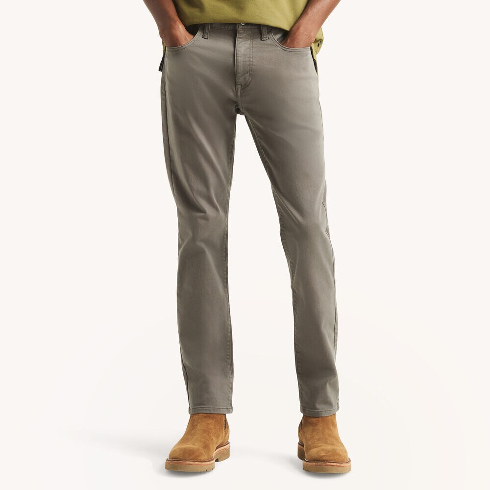Nautica Jeans Co. Athletic Slim Stretch Denim,Castlerock Grey,large