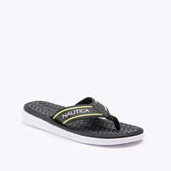LOGO SANDAL,True Black,large