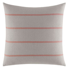 Ripple Striped Throw Pillow,Grey Heather,large