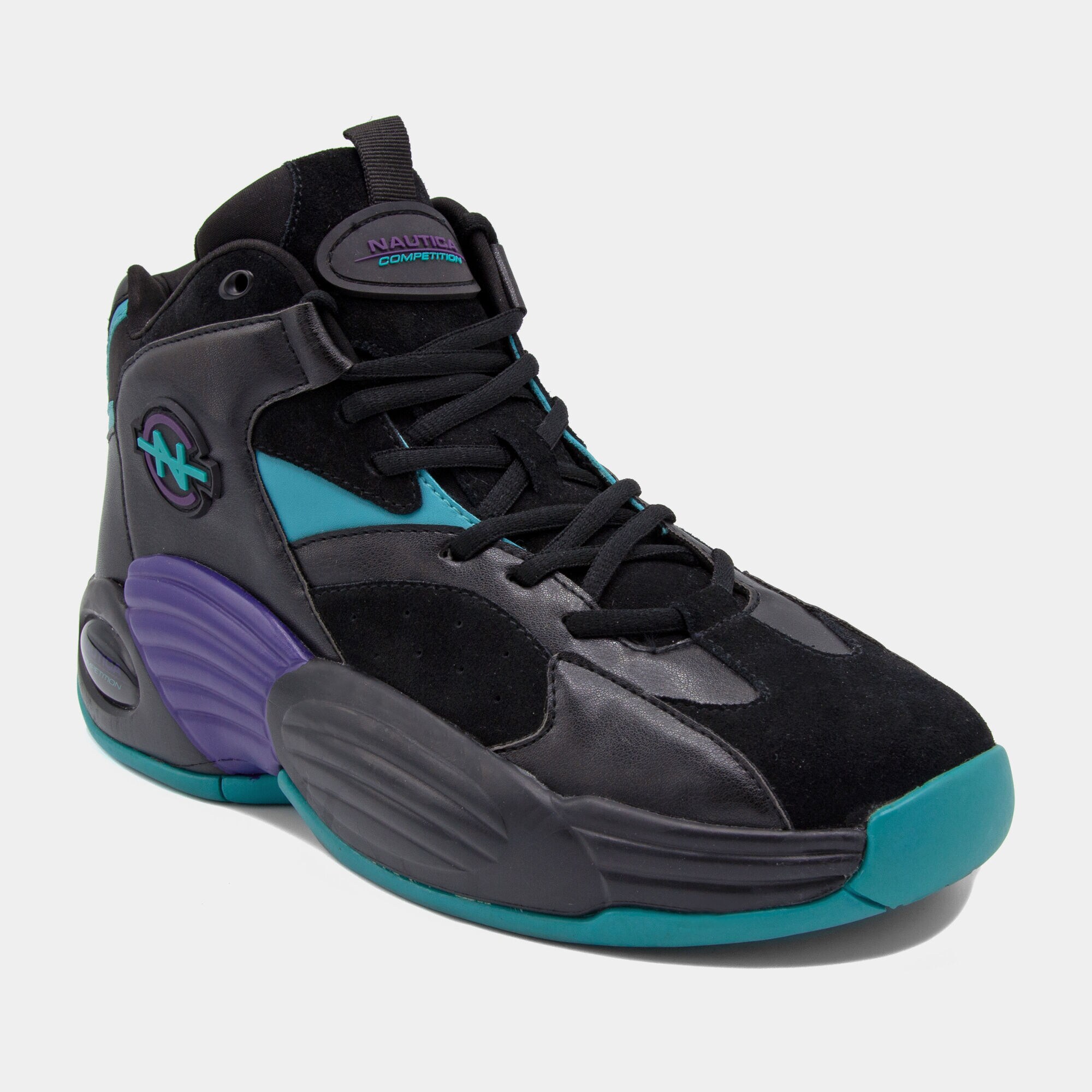 NAUTICA COMPETITION REBELL HIGH TOP IN BLACK,True Black,large