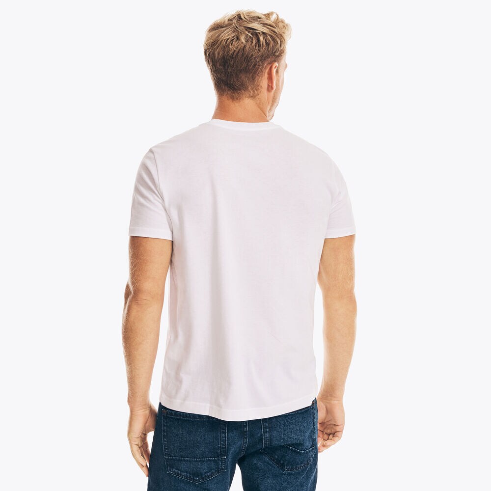 YACHT CLUB GRAPHIC T-SHIRT,Bright White,large