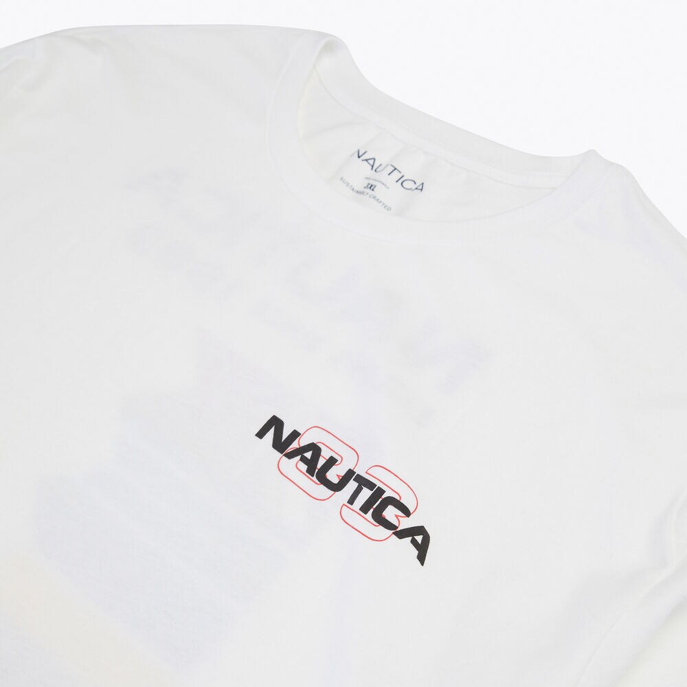 BIG & TALL SUSTAINABLY CRAFTED COMPETITION GRAPHIC LONG-SLEEVE T-SHIRT,Bright White,large