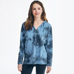 CLOUD WASH PULLOVER HOODIE,Delphinium Blue,large