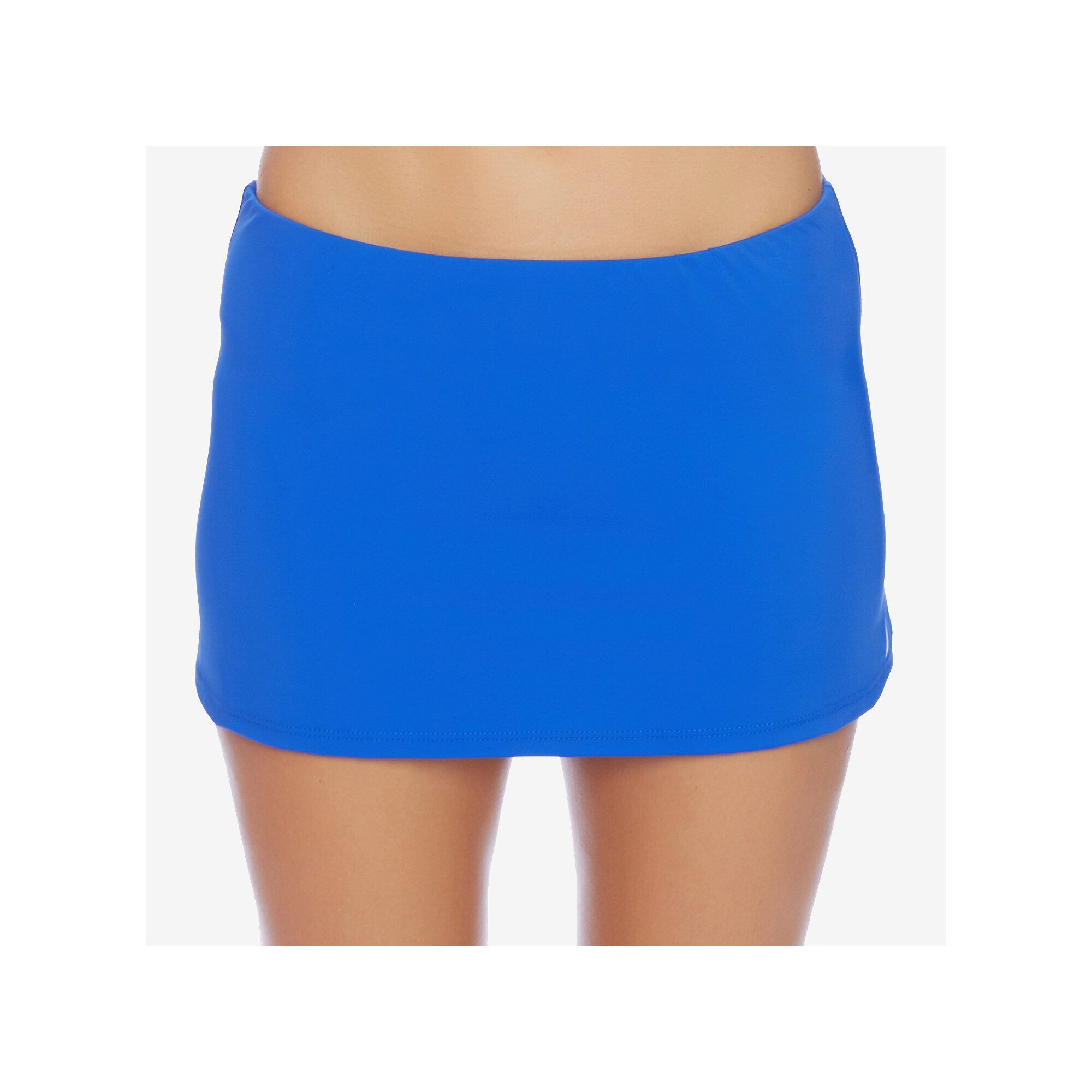 Signature Solid Swim Skirt,Azure Blue,large