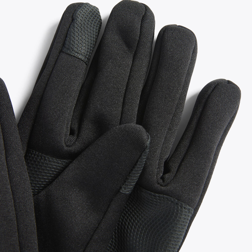 FLEECE GLOVES,True Black,large