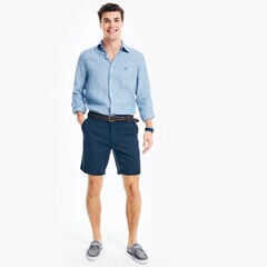 9.5" BIG & TALL CLASSIC FIT DECK SHORT,True Navy,large