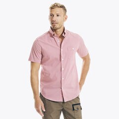 NAVTECH SOLID SHORT-SLEEVE SHIRT,Melonberry,large