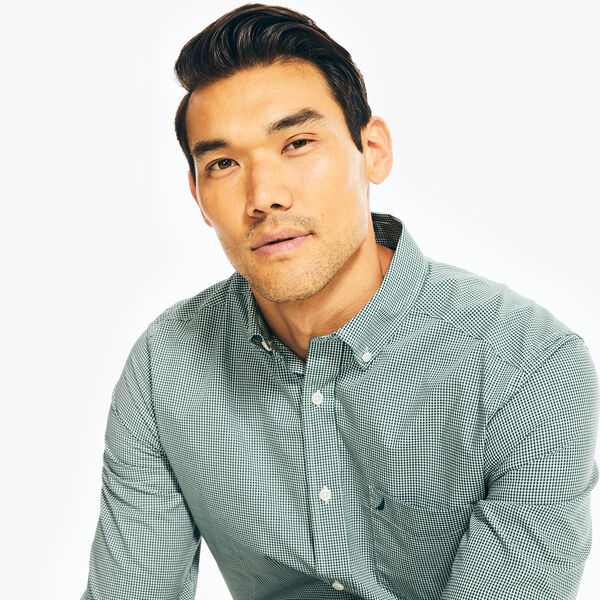 CLASSIC FIT MICRO GINGHAM SHIRT