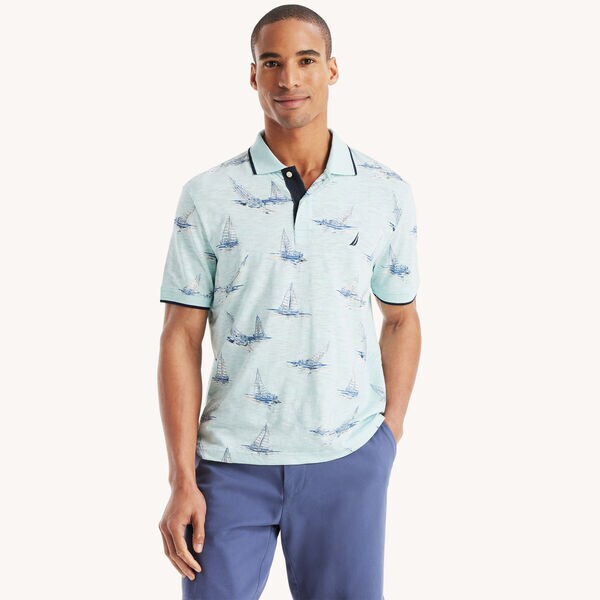 Classic Fit Printed Polo