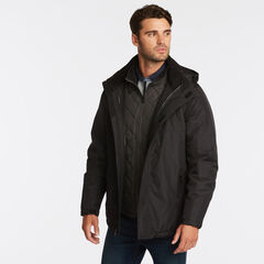 BIG & TALL 3-IN-1 ALL WEATHER JACKET,Black,large
