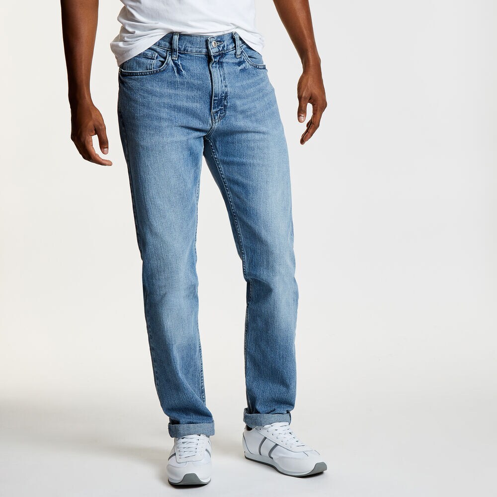 Light Tidewater Wash Straight Leg Jeans,Light Tide Water Wash,large