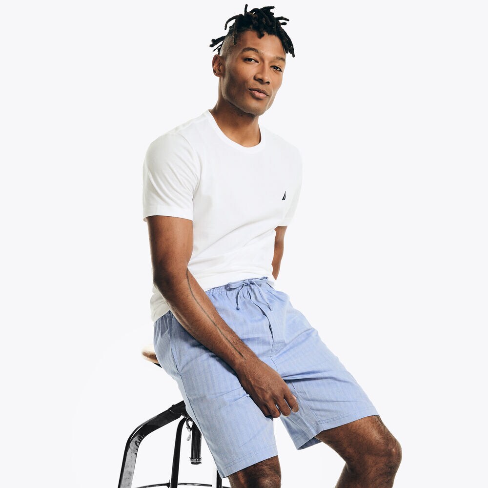 Herringbone Sleep Short,Estate Blue,large