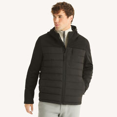 Mixed Media Jacket,True Black,large