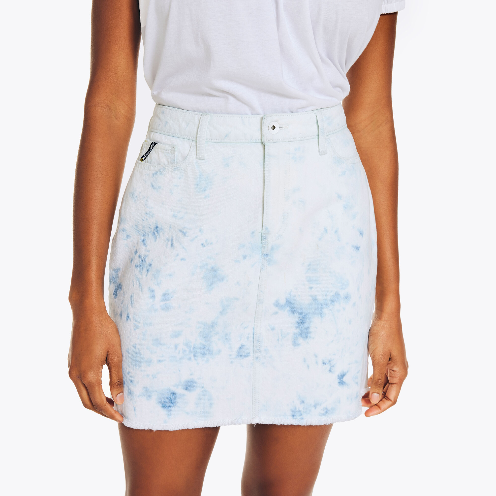NAUTICA JEANS CO. DENIM SKIRT,Shell,large