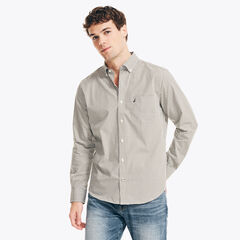 GINGHAM SHIRT,Everglades Green,large