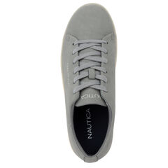 Lace-Up Logo Sneaker,Dark Black Heather,large