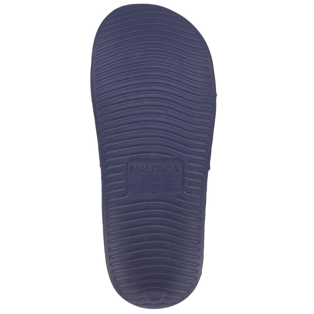 SAILING DIVISION LOGO SLIDE SANDAL,Ice Blue,large