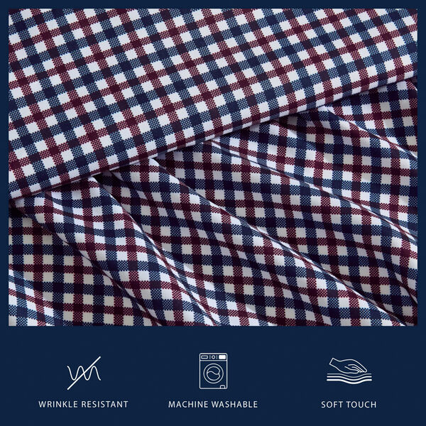 Heritage Plaid Blue Twin XL Sheet Set