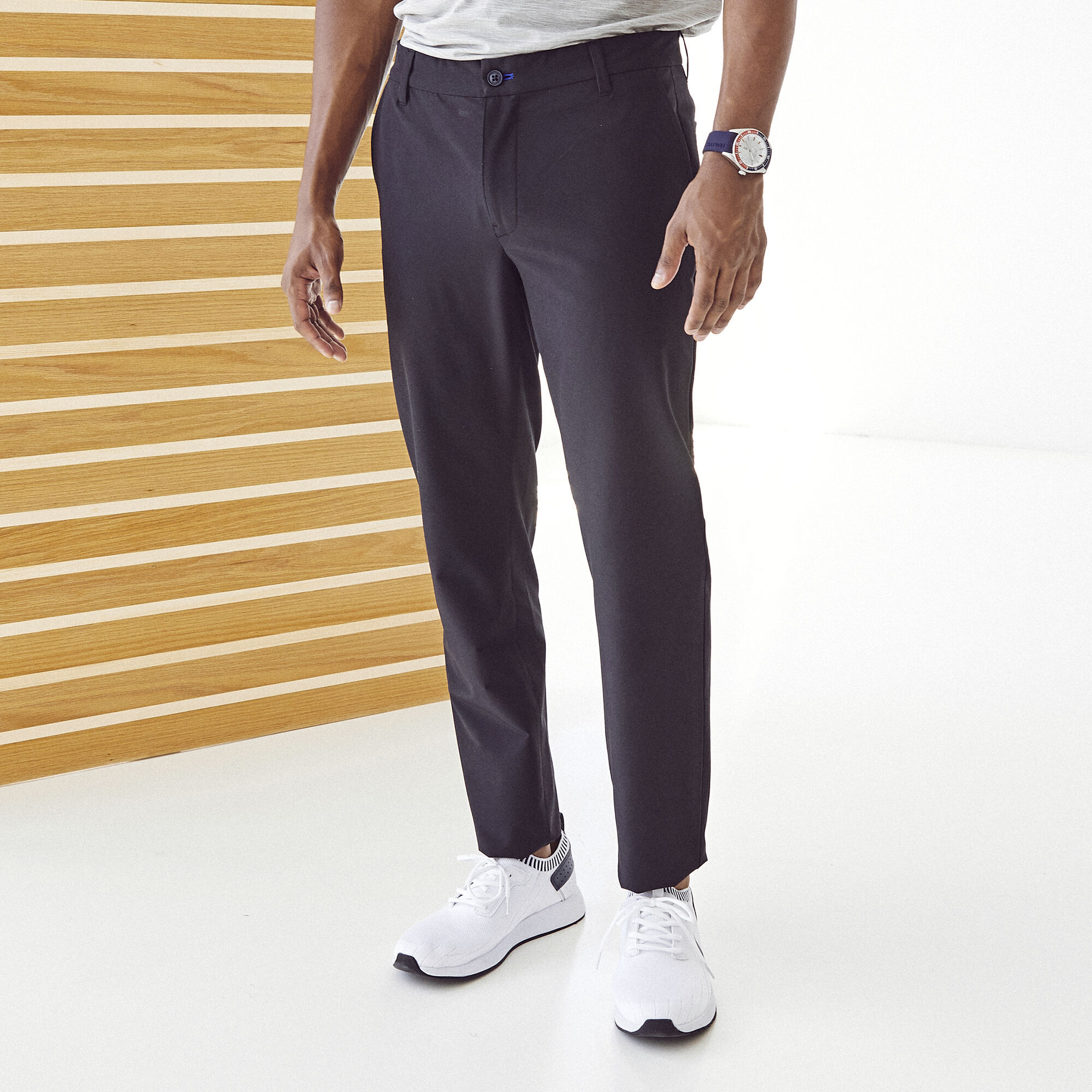 NAVTECH SLIM FIT WATER-REPELLANT PANT,True Black,large