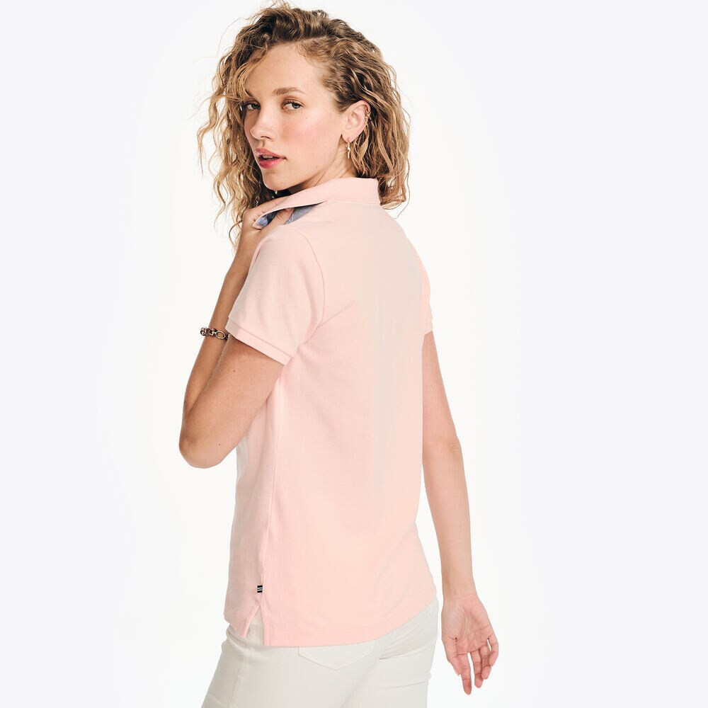 5-Button Polo,Fancytail Fuschia,large