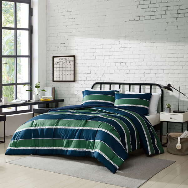 Bellcastle Navy Full/Queen Comforter-Sham Set