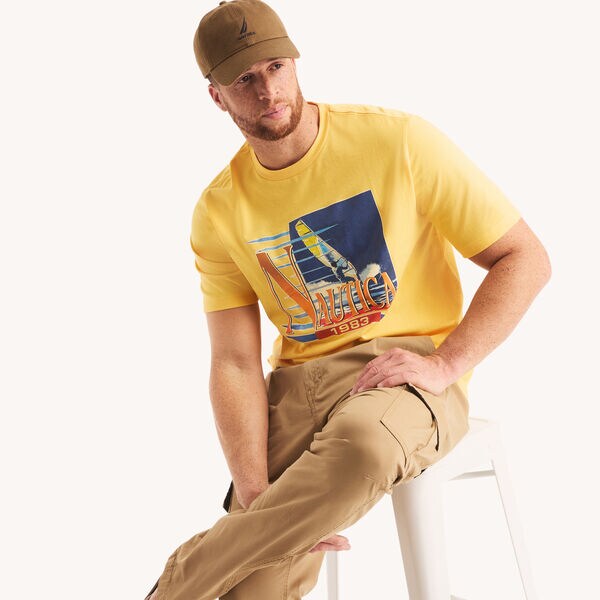 Big & Tall Windsurfing Graphic T-Shirt
