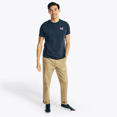 NAUTICA 1983 GRAPHIC T-SHIRT,Navy,large