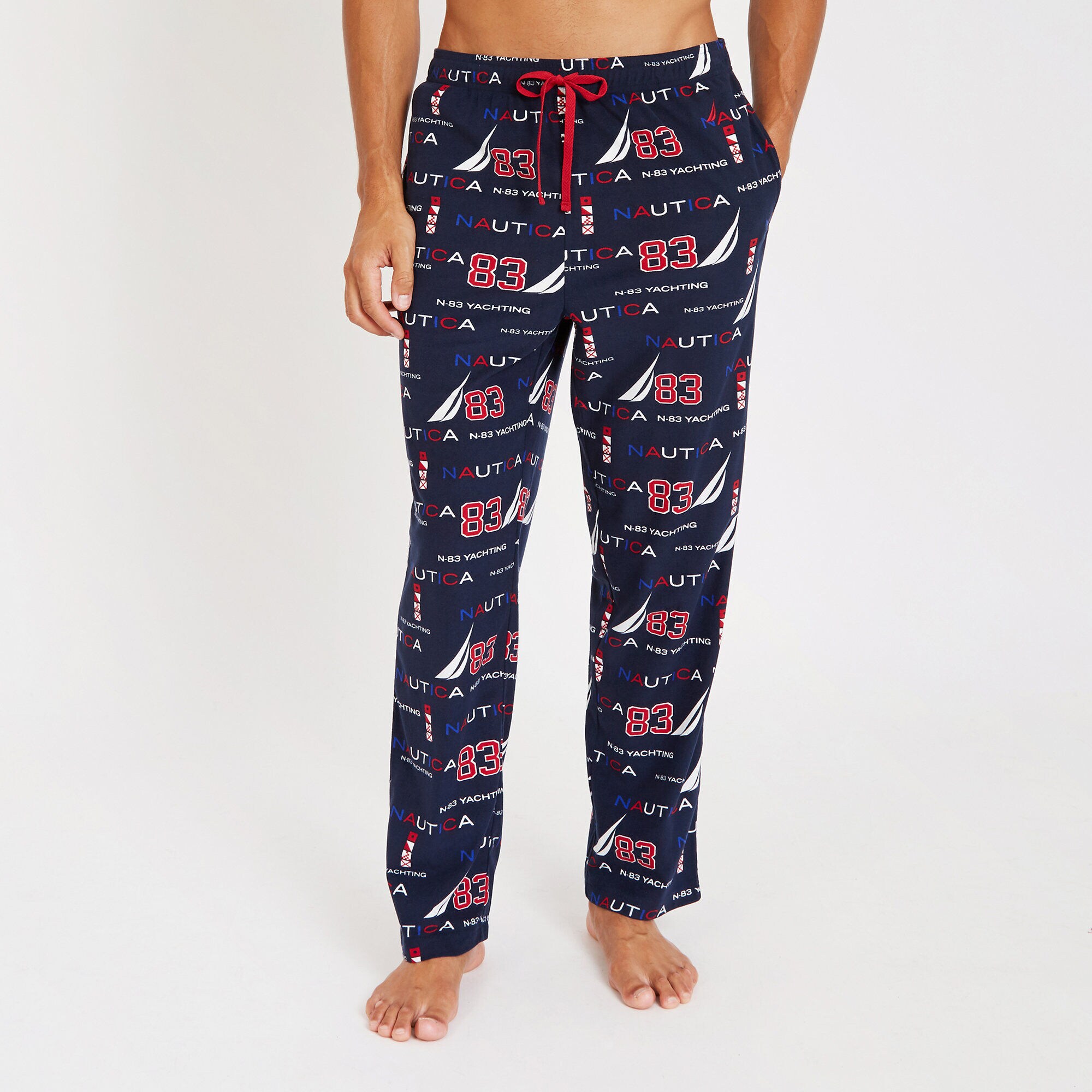 Heritage Fleece Sleep Pants,Navy,large