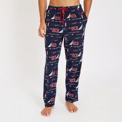 Heritage Fleece Sleep Pants,Navy,large