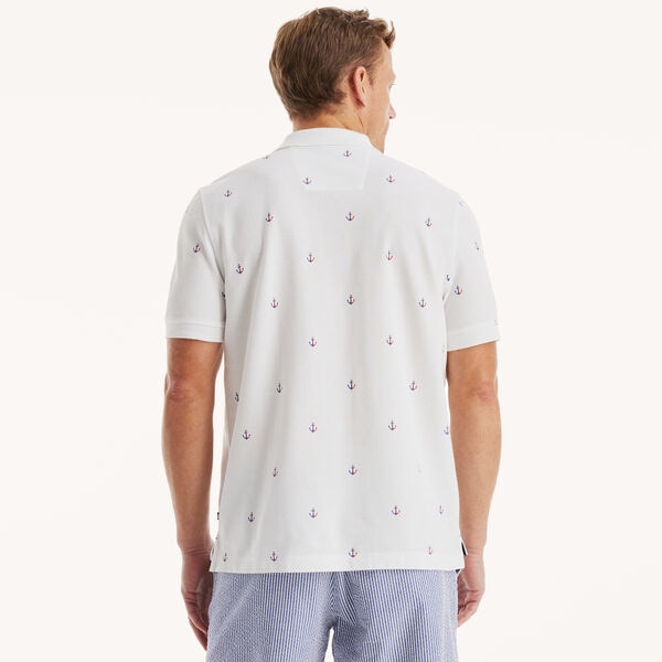 Classic Fit Printed Deck Polo