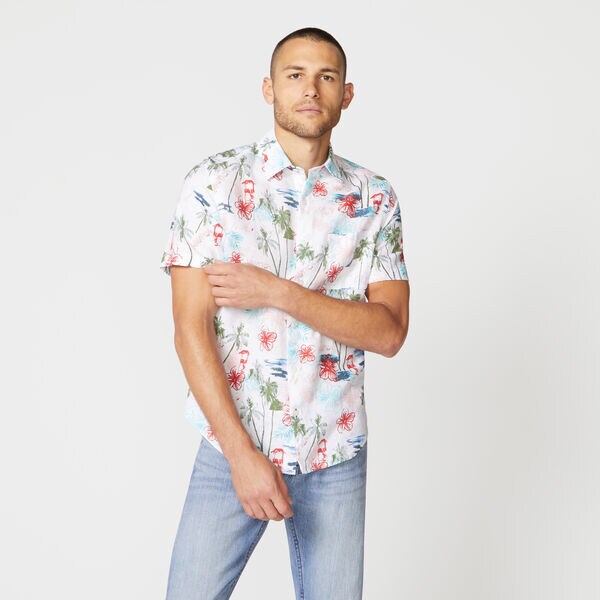 Mens Short Sleeve Shirts Casual Button Downs Nautica