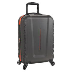 Vernon Bay 20" Hardside Spinner Luggage in Grey/Orange,Grey Heather,large