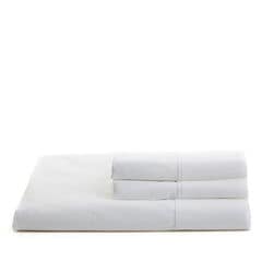 White Percale Full Sheet Set,Antique White Wash,large