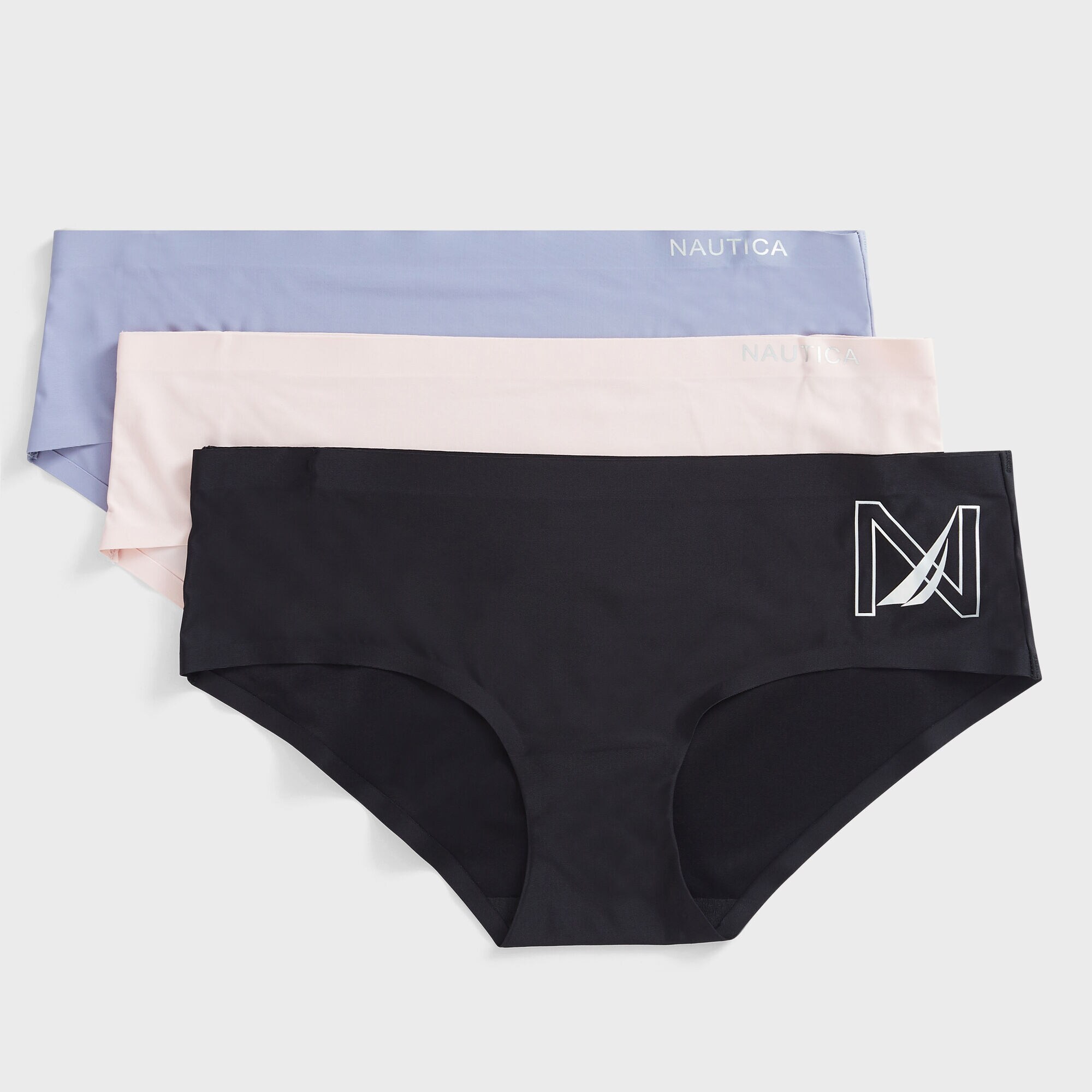 N LOGO GRAPHIC BRIEFS, 3-PACK,True Black,large