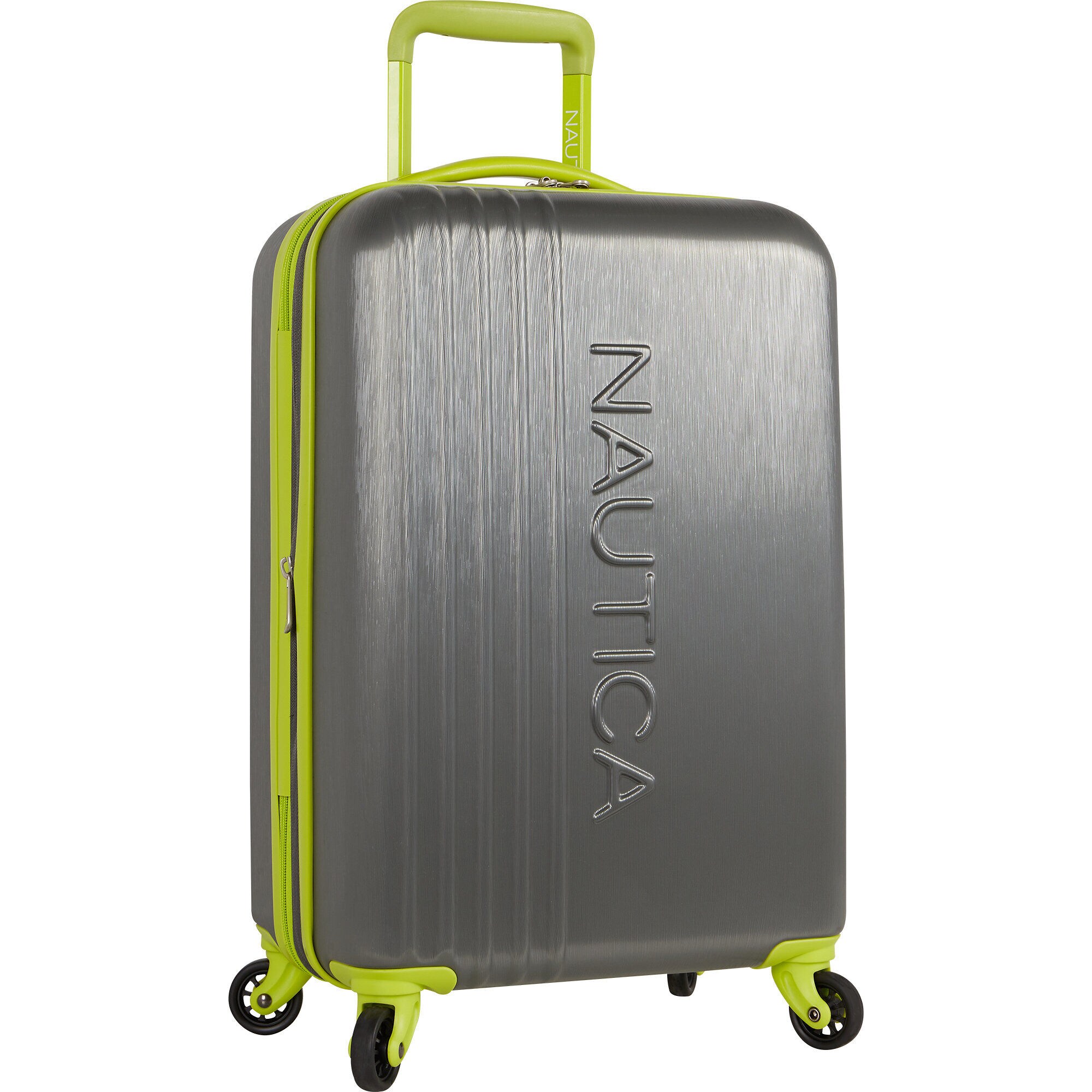 Lifeboat 20" Expandable Spinner Luggage,Charcoal,large