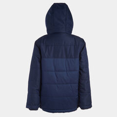 LITTLE BOYS' WATER-RESISTANT COLORBLOCK LOGO BUBBLE COAT (4-7),Oyster Bay Blue,large