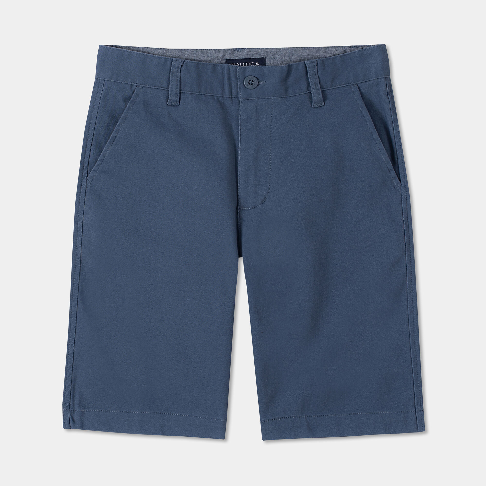 BOYS' PERFORMANCE STRETCH TWILL SHORT (8-20),Bright Cobalt,large