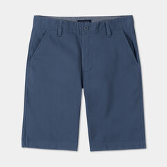 BOYS' PERFORMANCE STRETCH TWILL SHORT (8-20),Bright Cobalt,large