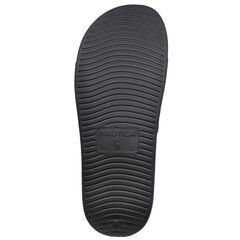 TONAL LOGO-EMBOSSED SLIDE SANDAL,True Black,large