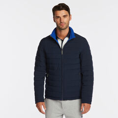 BIG & TALL STRETCH REVERSIBLE PUFFER,Workshirt Blue,large
