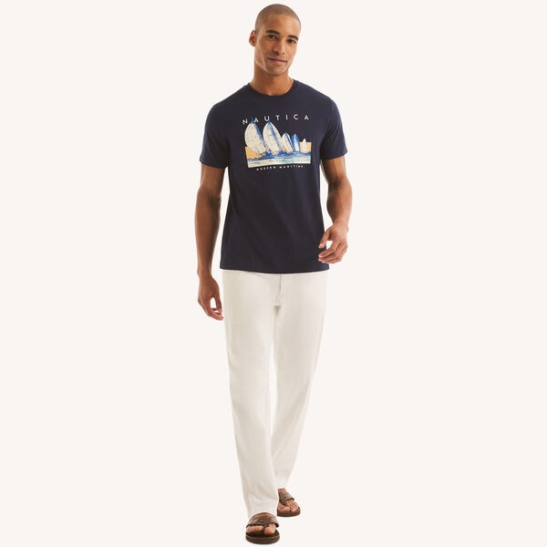 Modern Maritime Graphic T-Shirt