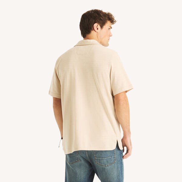 Classic Fit Button-Front Polo